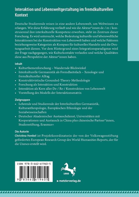 Produktbild: Interaktion und Lebensweltgestaltung im fremdkulturellen Kontext