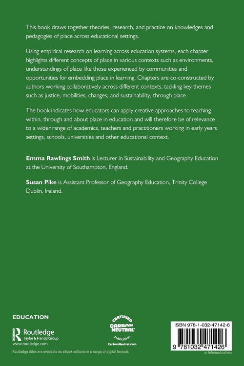 Produktbild: Encountering Ideas of Place in Education