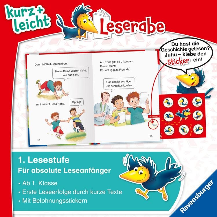 Produktbild: Leserabe 1. Lesestufe Kurz und leicht - Schulgeschichten