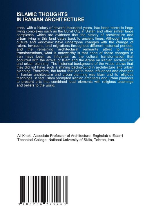 Produktbild: Islamic Thoughts in Iranian Architecture