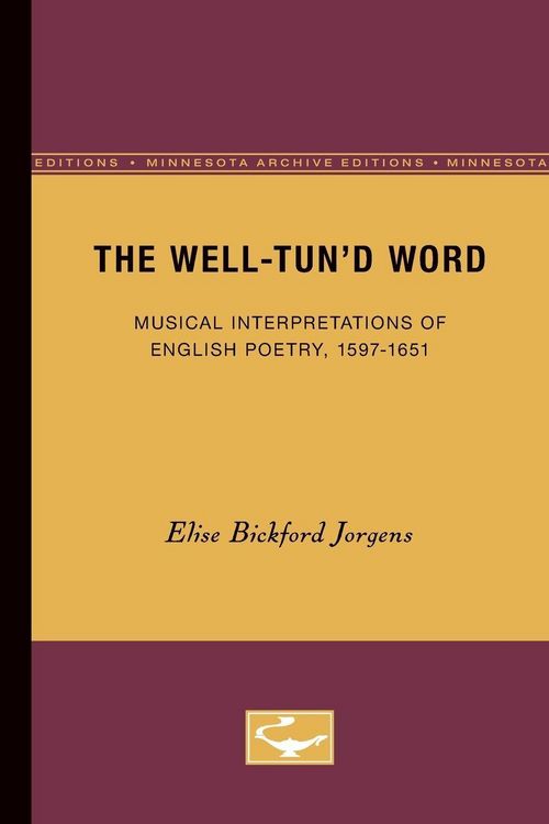 Produktbild: The Well-Tun'd Word