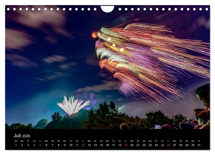 Produktbild: M&uuml;nchen bei Nacht (Wandkalender 2026 DIN A4 quer), CALVENDO Monatskalender
