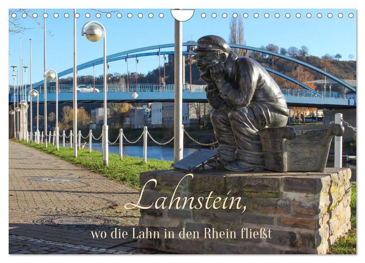 Produktbild: Lahnstein, wo die Lahn in den Rhein flie&szlig;t (Wandkalender 2026 DIN A4 quer), CALVENDO Monatskalender