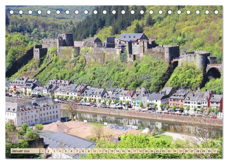 Produktbild: Unterwegs in den belgischen Ardennen (Tischkalender 2026 DIN A5 quer), CALVENDO Monatskalender