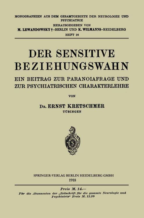 Produktbild: Der Sensitive Beziehungswahn