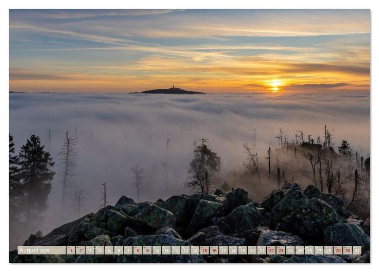 Produktbild: Der Harz - einfach sagenhaft (Tischkalender 2026 DIN A5 quer), CALVENDO Monatskalender