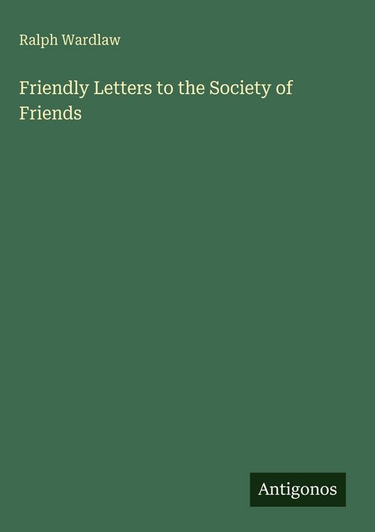 Produktbild: Friendly Letters to the Society of Friends