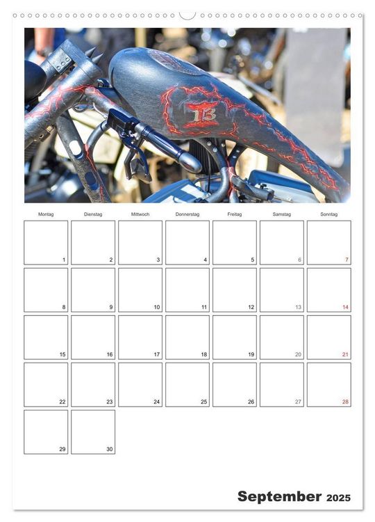 Produktbild: Best of Harley-Davidson Custom-Style 2025 (hochwertiger Premium Wandkalender 2025 DIN A2 hoch), Kunstdruck in Hochglanz