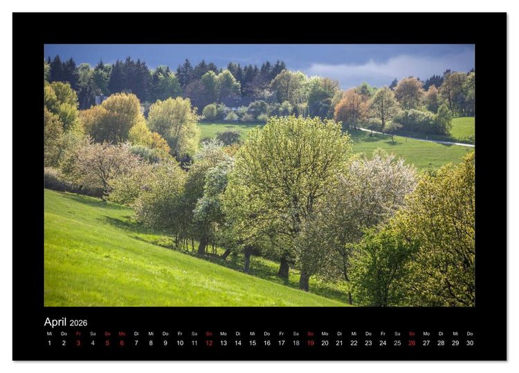 Produktbild: Taunus (Wandkalender 2026 DIN A2 quer), CALVENDO Monatskalender