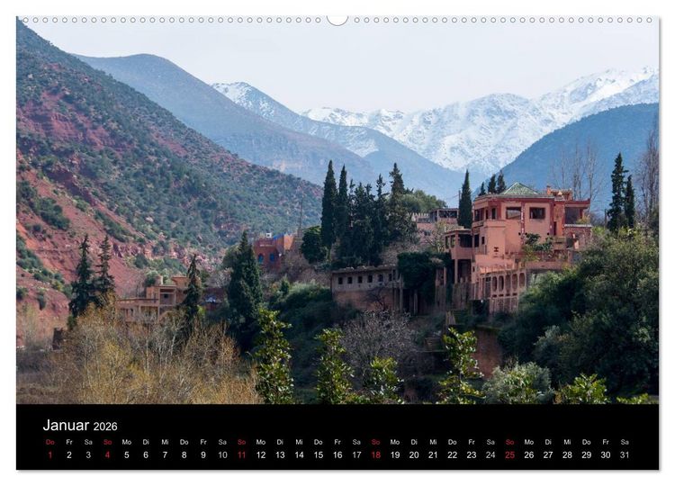 Produktbild: Marokko - Bilder einer Rundreise (hochwertiger Premium Wandkalender 2026 DIN A2 quer), Kunstdruck in Hochglanz