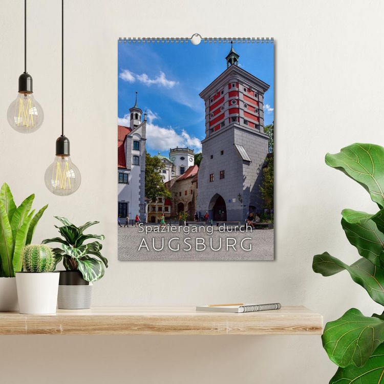 Produktbild: Spaziergang durch Augsburg (Wandkalender 2026 DIN A3 hoch), CALVENDO Monatskalender
