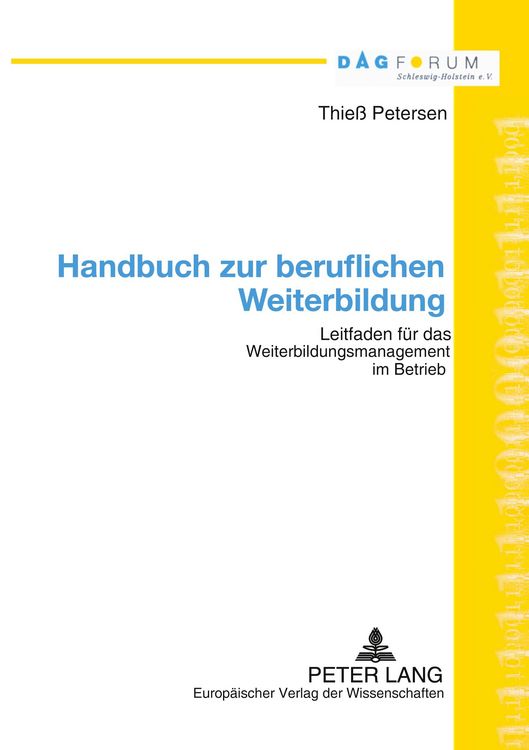 Produktbild: Handbuch zur beruflichen Weiterbildung