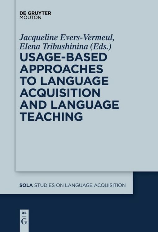 Produktbild: Usage-Based Approaches to Language Acquisition and Language Teaching