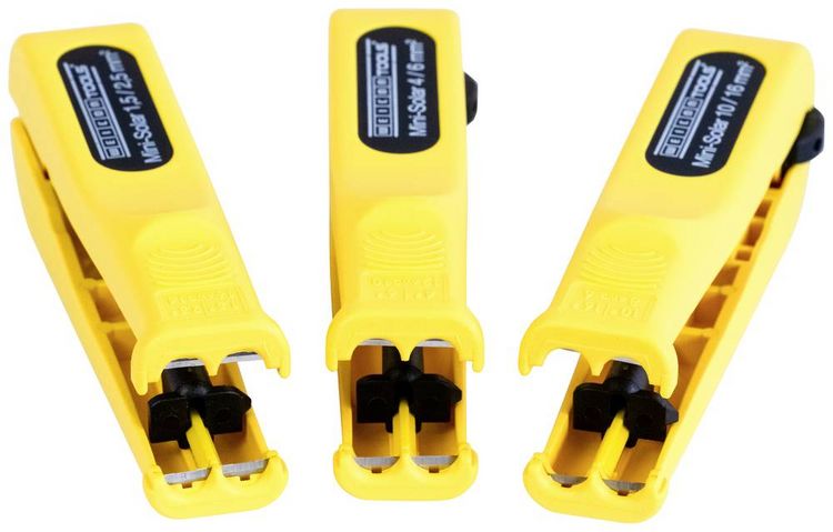 Produktbild: WEICON Mini-Solar 4/6mm&sup2; 10065752 Elektriker Entmantelungszange 4 bis 6mm&sup2; 10 bis 12 awg