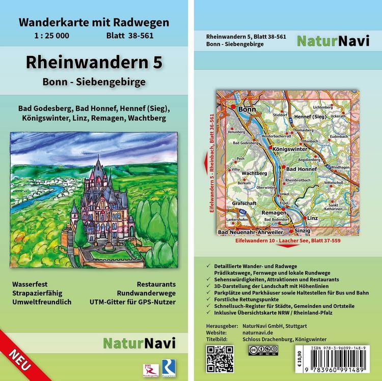 Produktbild: Rheinwandern 5 - Bonn - Siebengebirge