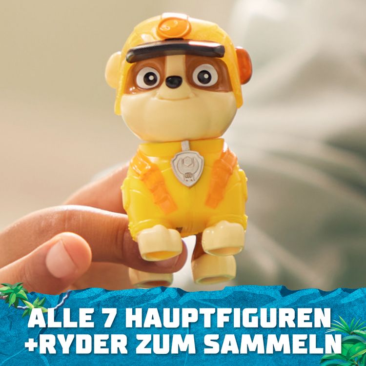 Produktbild: PAW Patrol Jungle Pups &ndash; Spielfiguren-Geschenkset mit 7 Hundefiguren und 1 Ryderfigur zum Sammeln, ab 3 Jahren