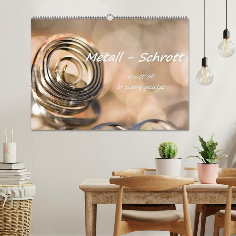 Produktbild: Metall - Schrott kunstvoll in Szene gesetzt (Wandkalender 2026 DIN A2 quer), CALVENDO Monatskalender