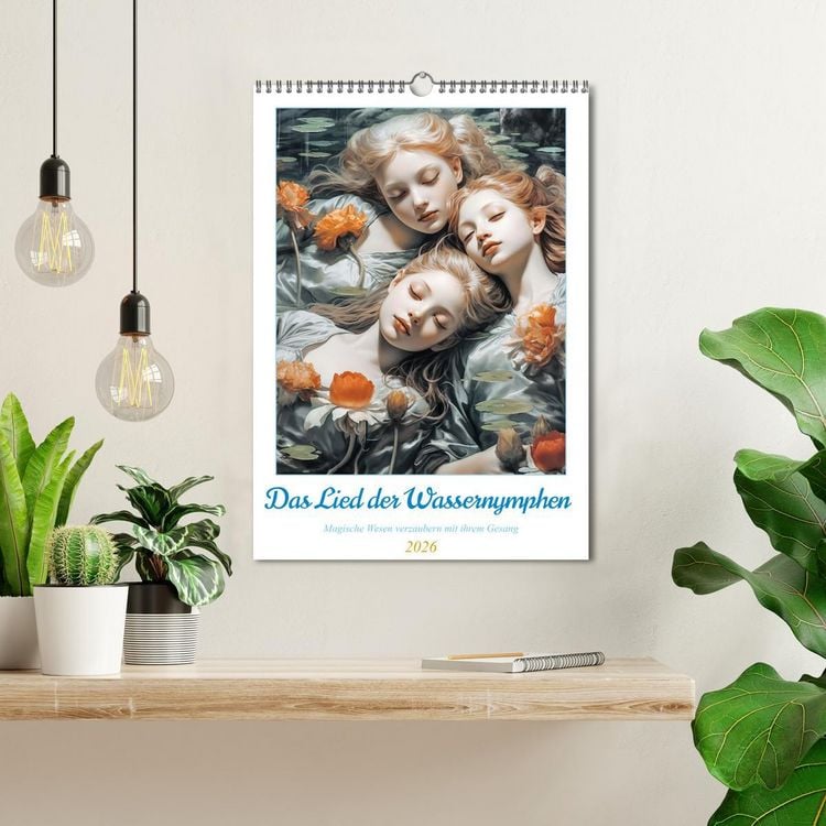 Produktbild: Das Lied der Wassernymphen (Wandkalender 2026 DIN A3 hoch), CALVENDO Monatskalender