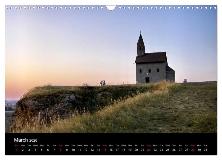 Produktbild: Monuments of Slovakia 2026 (Wall Calendar 2026 DIN A3 landscape), CALVENDO 12 Month Wall Calendar