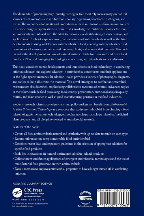 Produktbild: Antimicrobials in Food Science and Technology