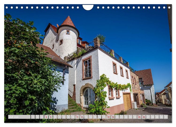 Produktbild: Neuleiningen - Burg- und Weindorf (Wandkalender 2026 DIN A4 quer), CALVENDO Monatskalender