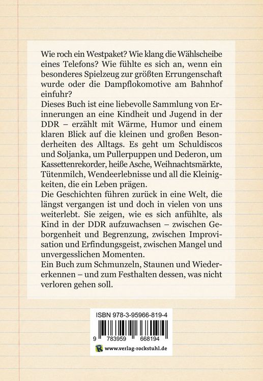 Produktbild: Als die DDR unser Zuhause war