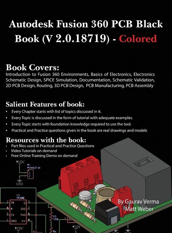 Produktbild: Autodesk Fusion 360 PCB Black Book (V 2.0.18719)