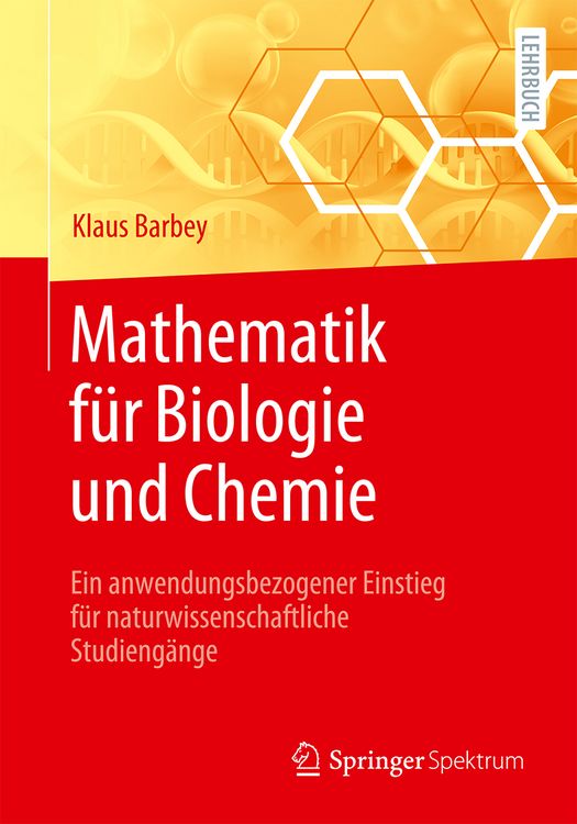 Produktbild: Mathematik f&uuml;r Biologie und Chemie