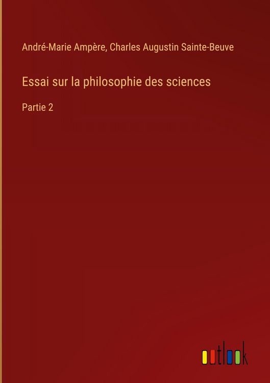 Produktbild: Essai sur la philosophie des sciences