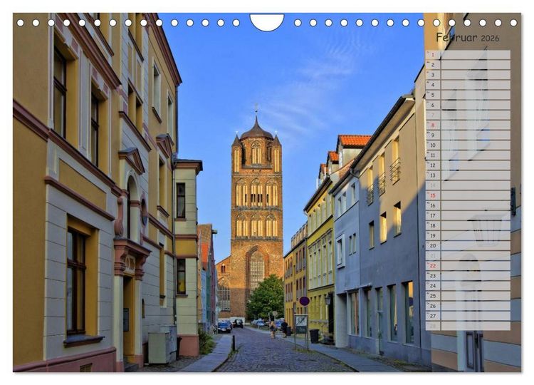 Produktbild: Stralsund. Das Tor zur Insel R&uuml;gen (Wandkalender 2026 DIN A4 quer), CALVENDO Monatskalender