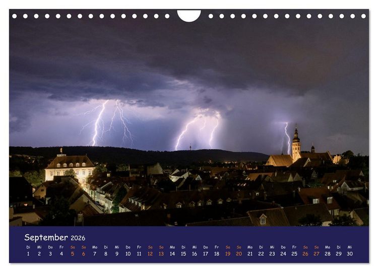 Produktbild: Durlach, das Stadtbild in 12 Impressionen (Wandkalender 2026 DIN A4 quer), CALVENDO Monatskalender