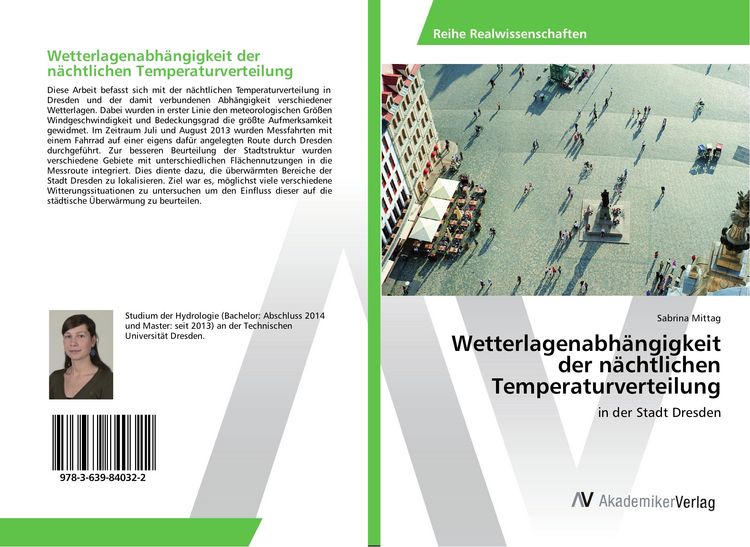 Produktbild: Wetterlagenabh&auml;ngigkeit der n&auml;chtlichen Temperaturverteilung