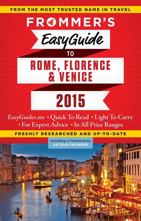 Produktbild: Frommer's EasyGuide to Rome, Florence and Venice 2015
