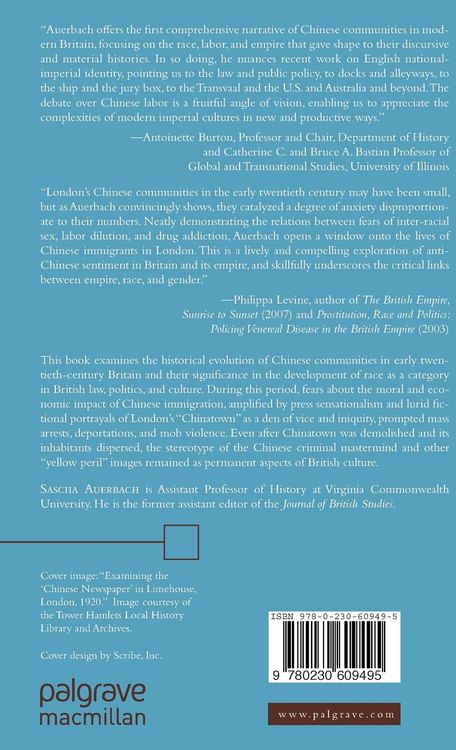 Produktbild: Race, Law, and "The Chinese Puzzle" in Imperial Britain