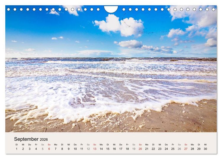 Produktbild: STRANDLUST: Fischland-Dar&szlig;-Zingst (Wandkalender 2026 DIN A4 quer), CALVENDO Monatskalender