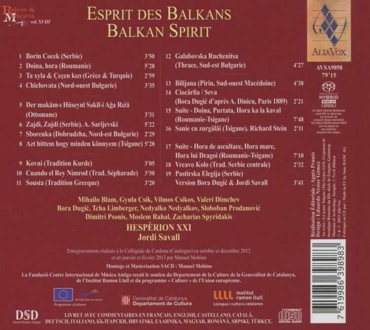 Produktbild: Esprit Des Balkans: Balkan Spirit