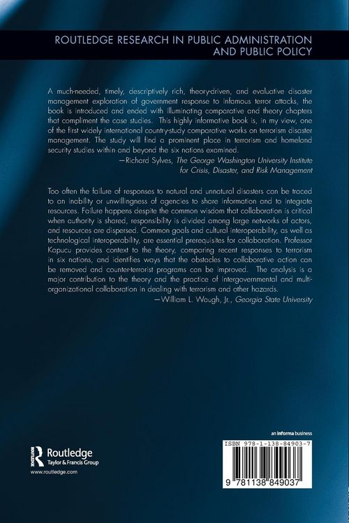 Produktbild: Network Governance in Response to Acts of Terrorism