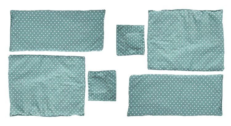 Produktbild: Puppenhochbett natur