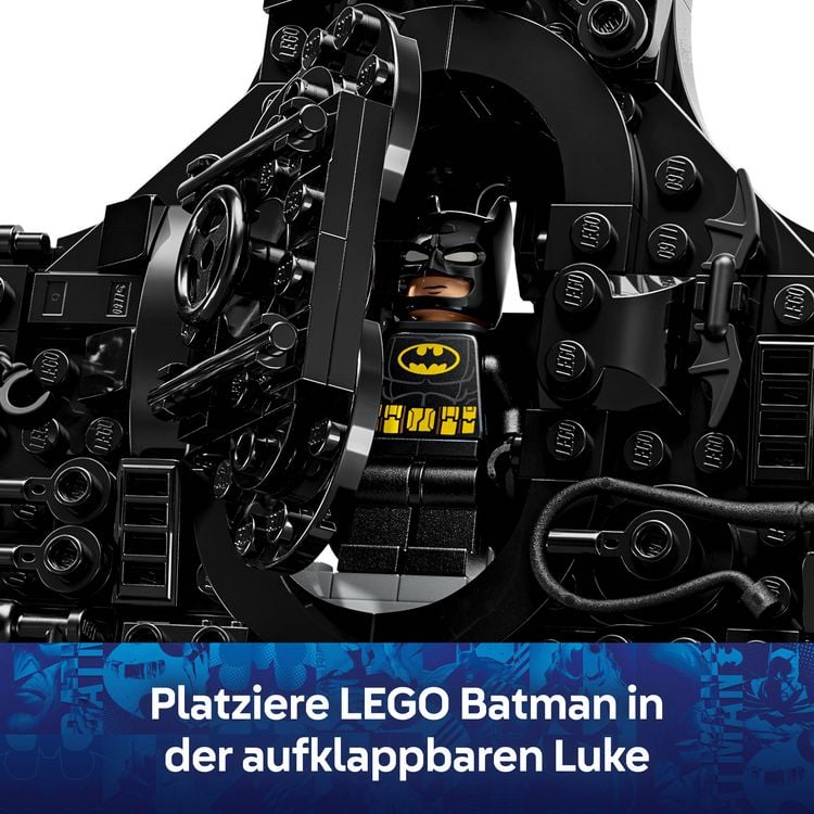 Produktbild: LEGO DC Batman Logo, Superhelden Spielzeug mit Minifiguren 76330