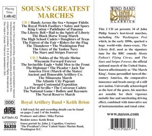Produktbild: Brion/Royal Artillery Band: Sousa's Greatest Marches