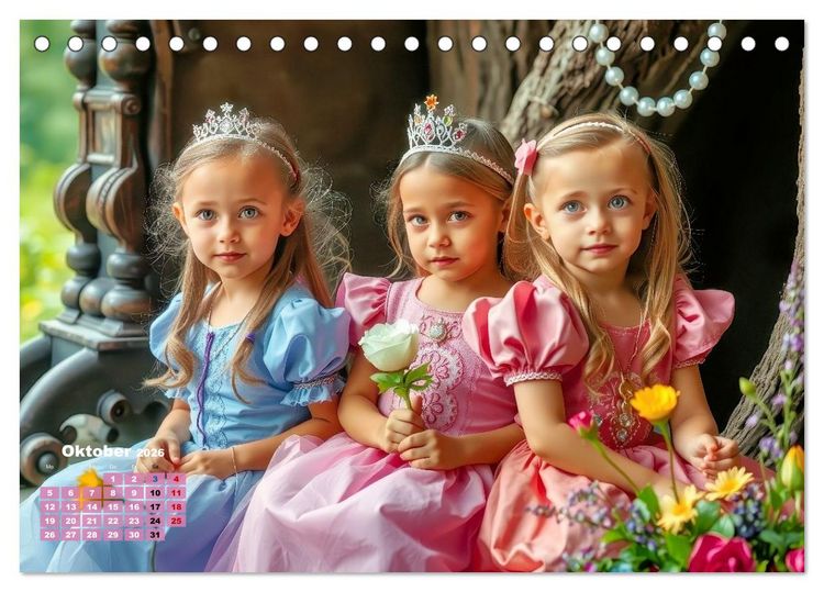 Produktbild: Kleine K&ouml;nigst&ouml;chter (Tischkalender 2026 DIN A5 quer), CALVENDO Monatskalender
