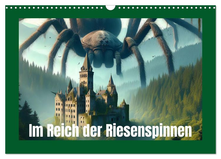 Produktbild: Im Reich der Riesenspinnen (Wandkalender 2026 DIN A3 quer), CALVENDO Monatskalender
