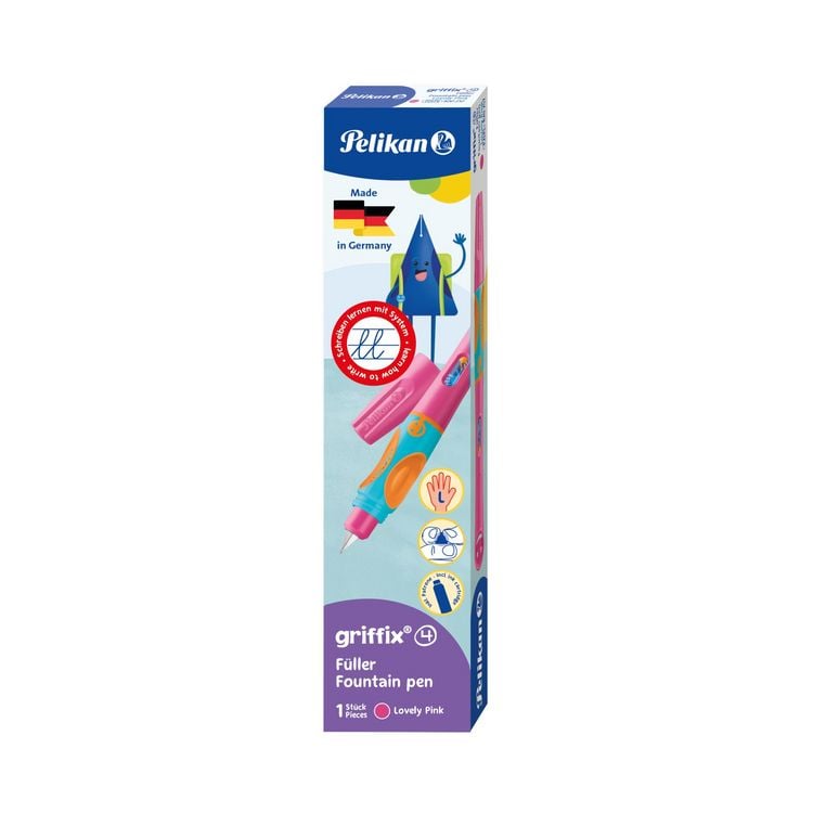 Produktbild: Pelikan F&uuml;ller griffix&reg; f&uuml;r Linksh&auml;nder, Lovely Pink