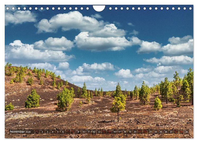 Produktbild: Die Kanarische Inseln Teneriffa, Gran Canaria und Fuerteventura (Wandkalender 2026 DIN A4 quer), CALVENDO Monatskalender