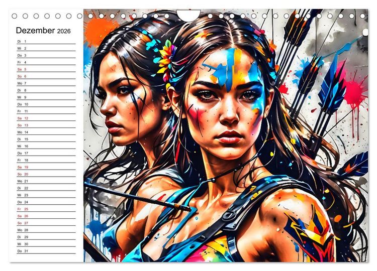 Produktbild: Street Art Sternzeichen (Wandkalender 2026 DIN A4 quer), CALVENDO Monatskalender