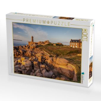 Produktbild: CALVENDO Puzzle Ploumanach Leuchtturm in der Bretagne, Frankeich | 1000 Teile Lege-Gr&ouml;&szlig;e 64x48cm Foto-Puzzle f&uuml;r gl&uuml;ckliche Stunden