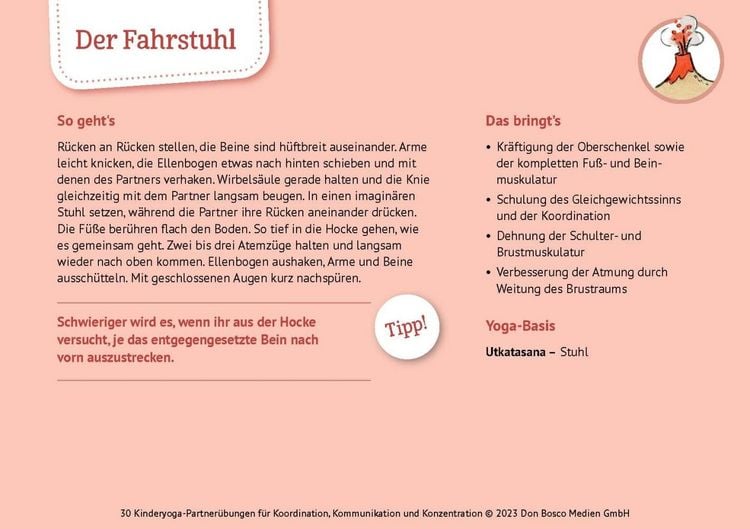 Produktbild: 30 Kinderyoga-Partner&uuml;bungen f&uuml;r Koordination, Kommunikation und Konzentration