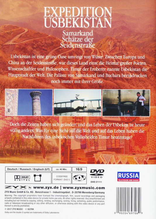 Produktbild: Expedition Usbekistan - Samarkand - Sch&auml;tze der Seidenstra&szlig;e