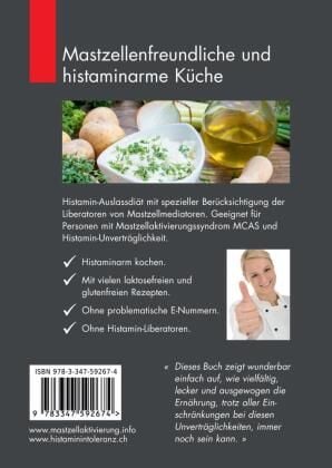 Produktbild: Mastzellenfreundliche und histaminarme K&uuml;che