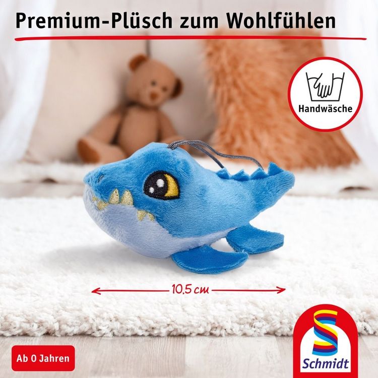 Produktbild: Jurassic World, Mosasaurus, 10,5 cm, Anh&auml;nger, 6 St&uuml;ck im Polybeutel